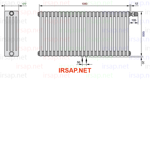 Радиатор IRSAP Tesi 51000/24 T52 CL 01